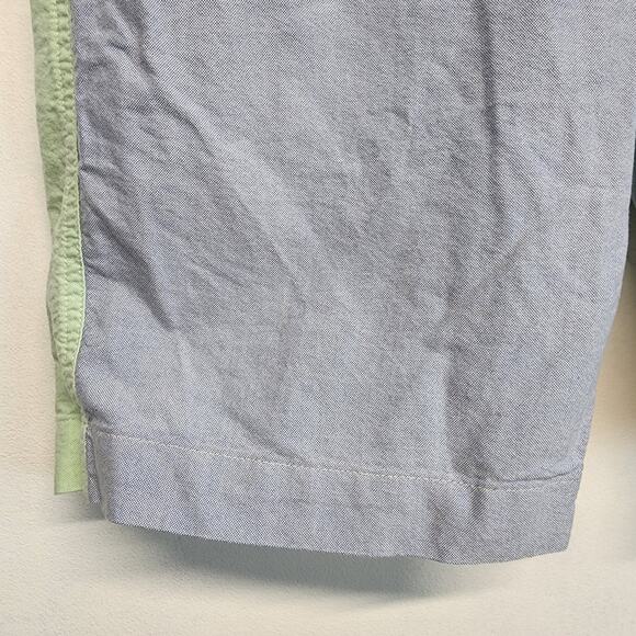 Chaps Pastel Colorblock Shorts Mens 32 Blue Green Pockets Cotton Southern Preppy - Picture 5 of 11